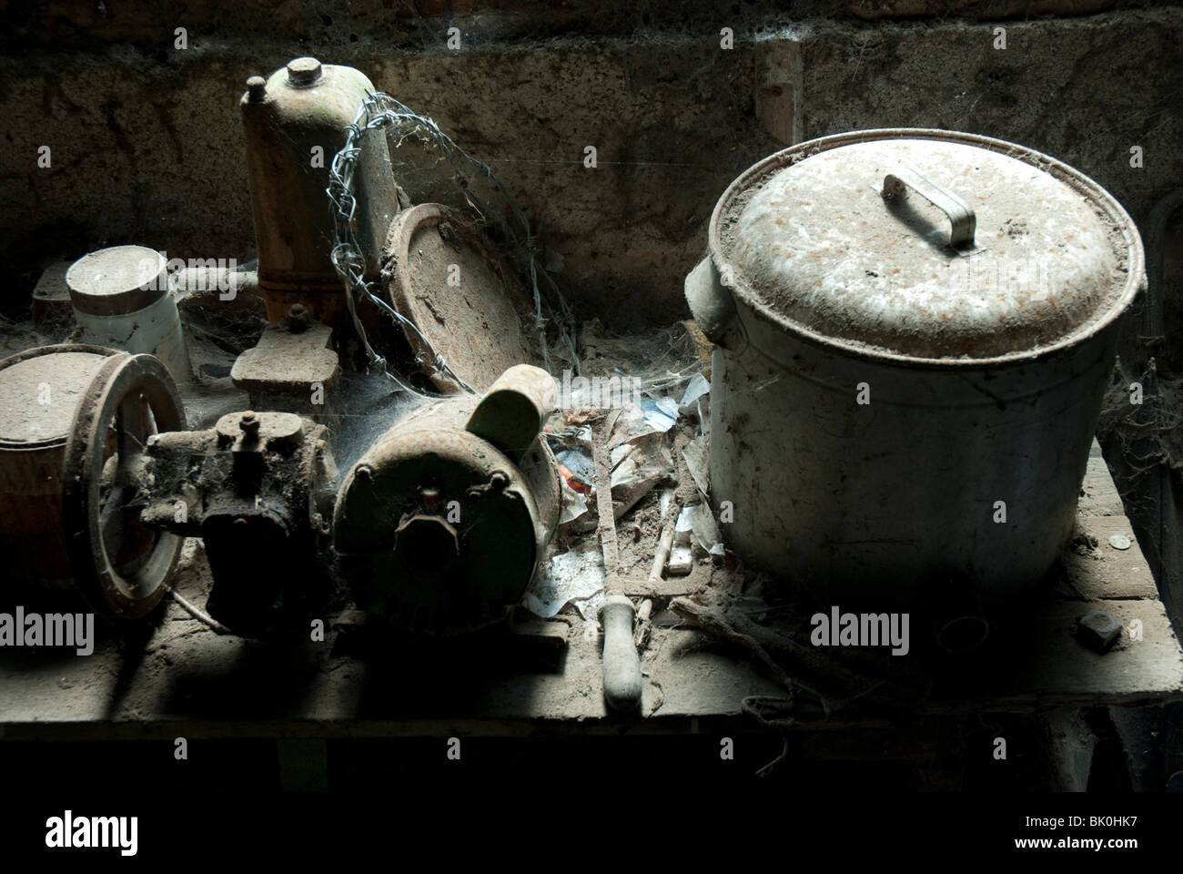 Neglected Tools Neglected decaying workshop and hand tools Stock Photo - Alamy