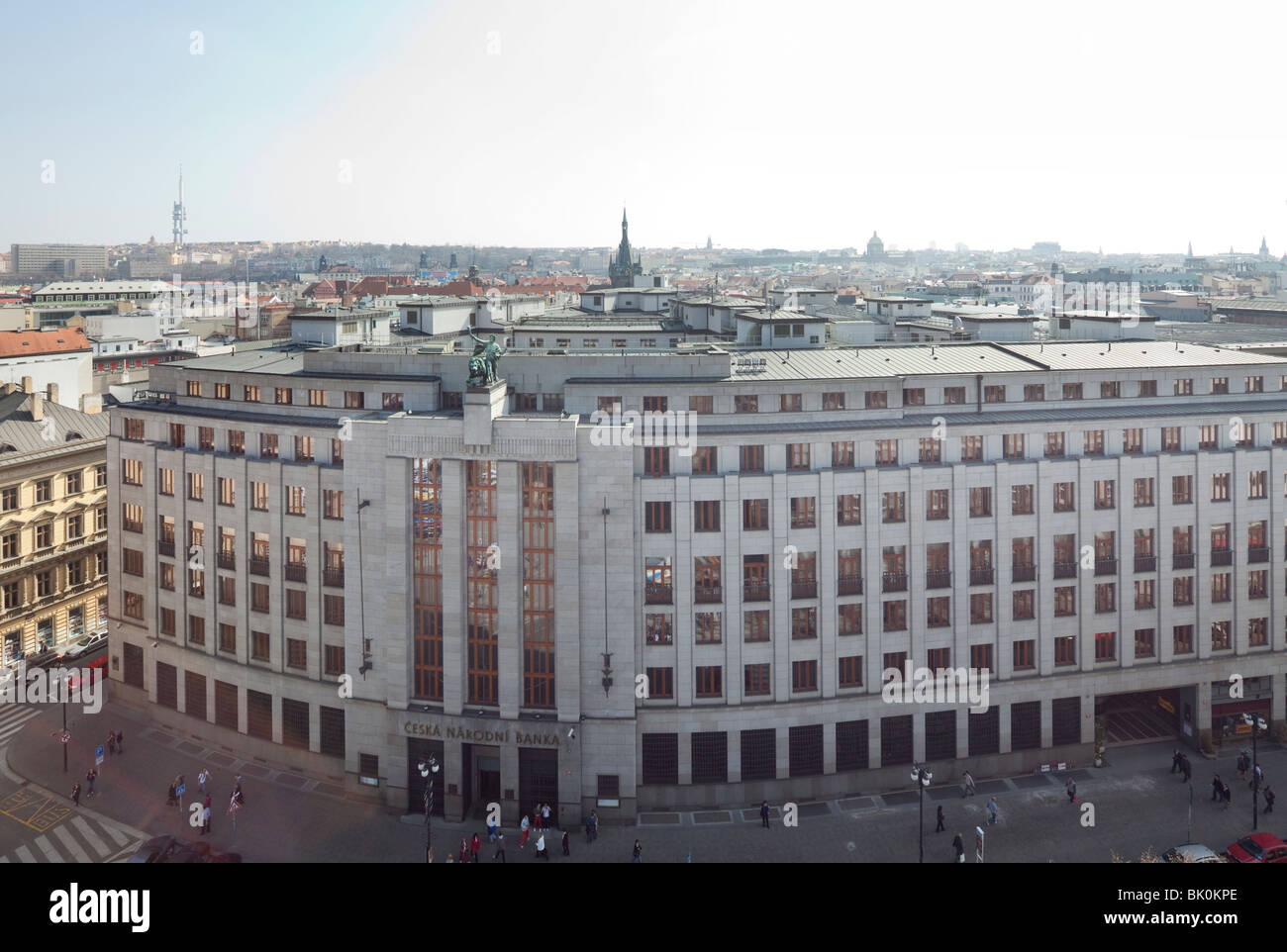 former State Bank of Czechoslovakia, Prague, Czech Republic Stock Photo