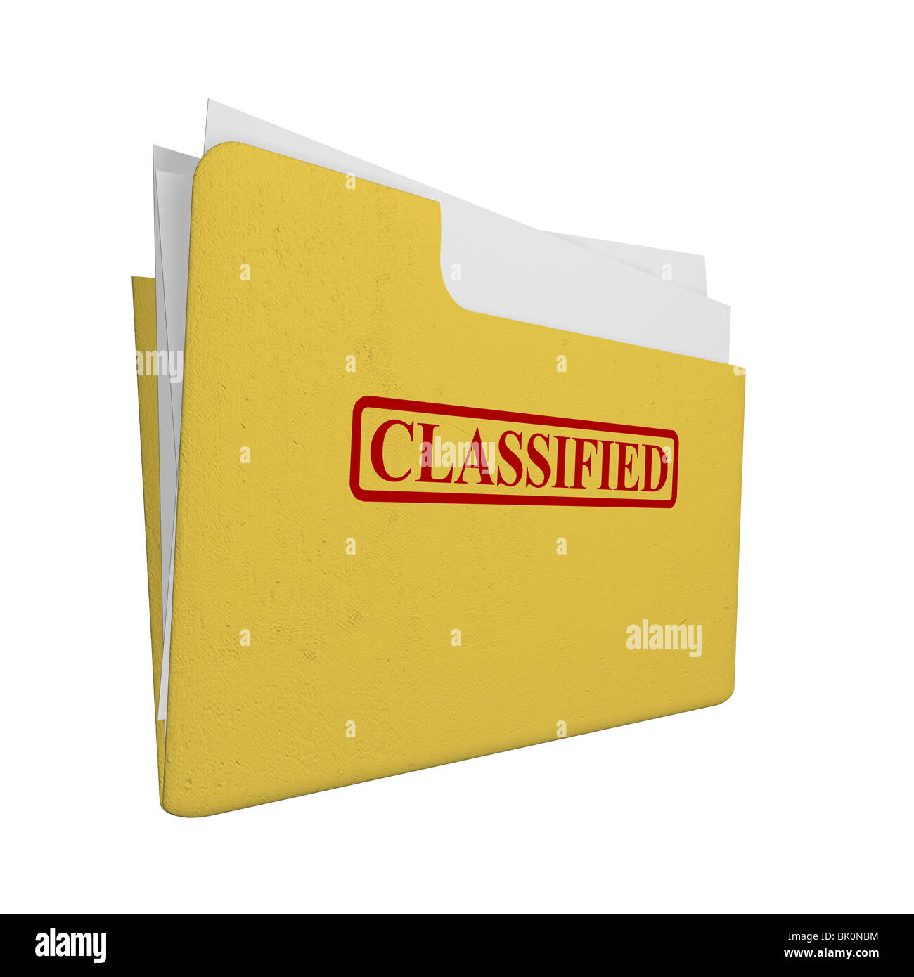 Classified File Folder Classified file folder Cut Out Stock Images & Pictures - Alamy