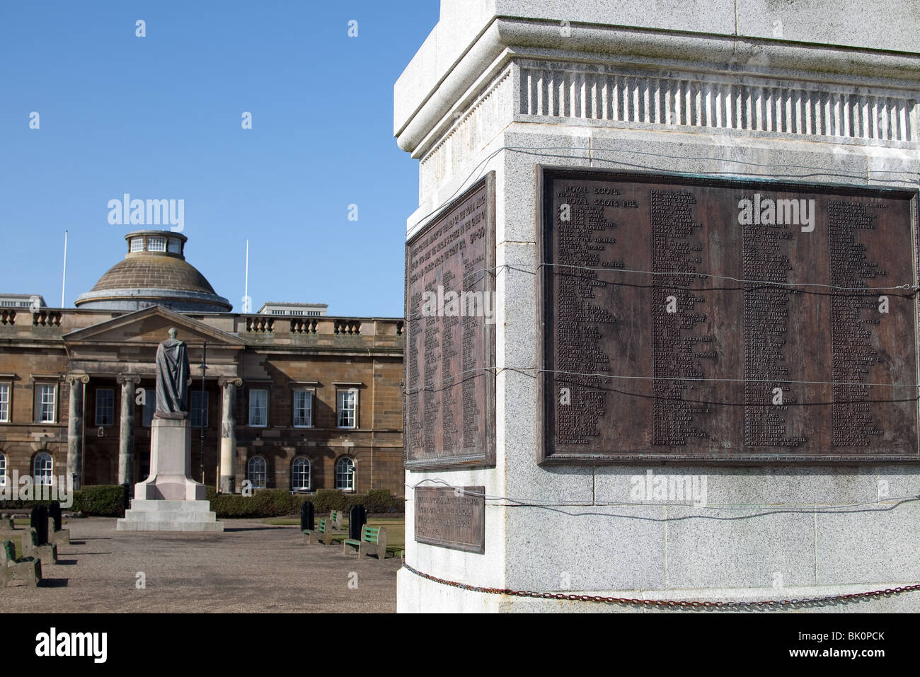 South Ayrshire Council‎ building, Pavilion and War memorial. Ayr