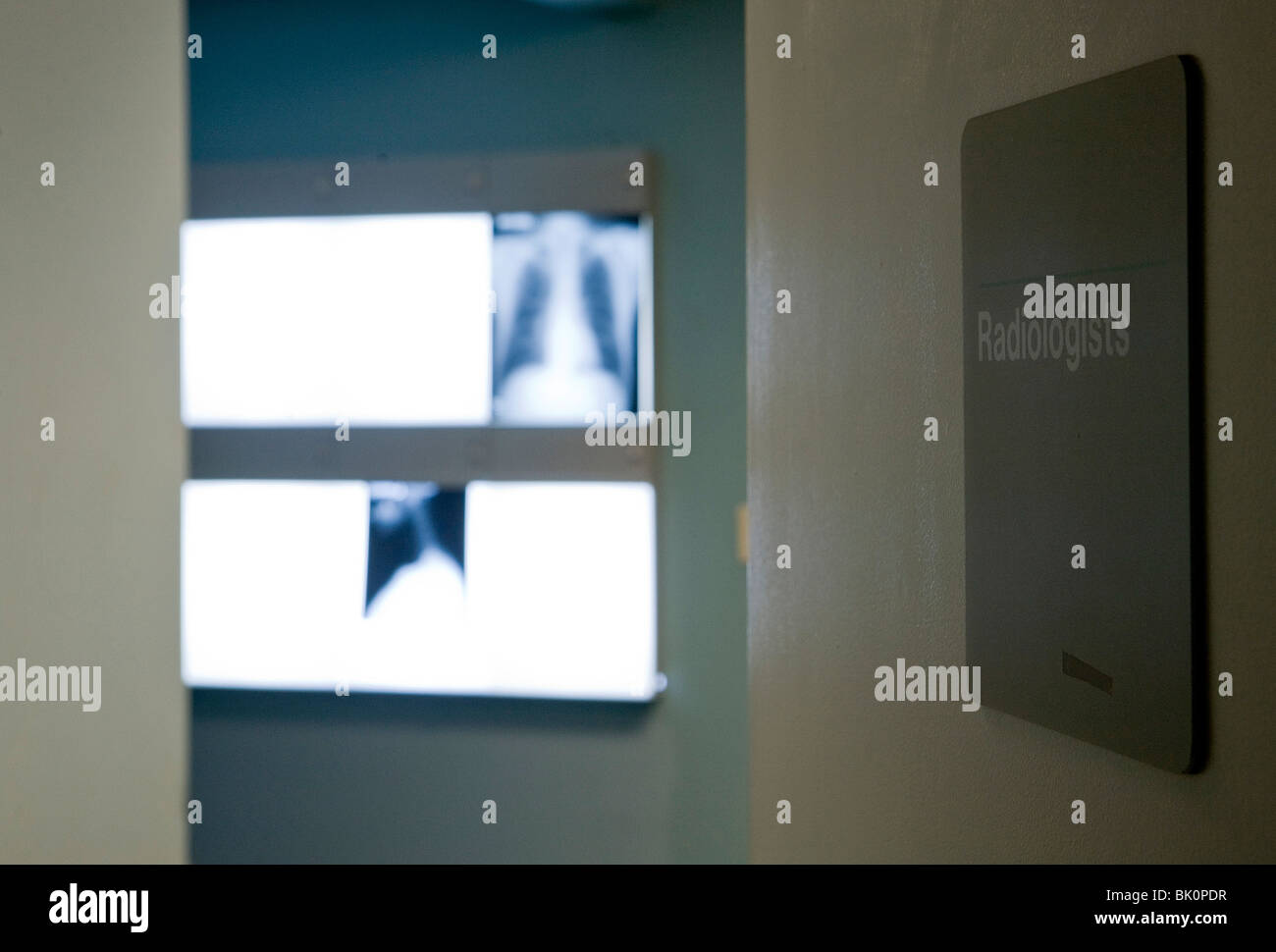 Xrays in a doctors office Stock Photo Alamy