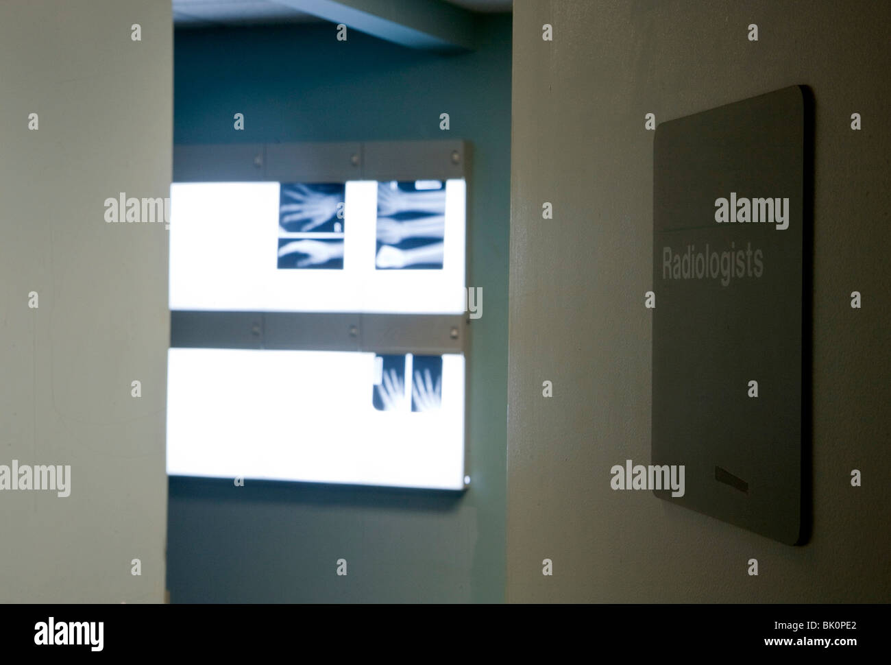 Xrays in a doctors office Stock Photo Alamy