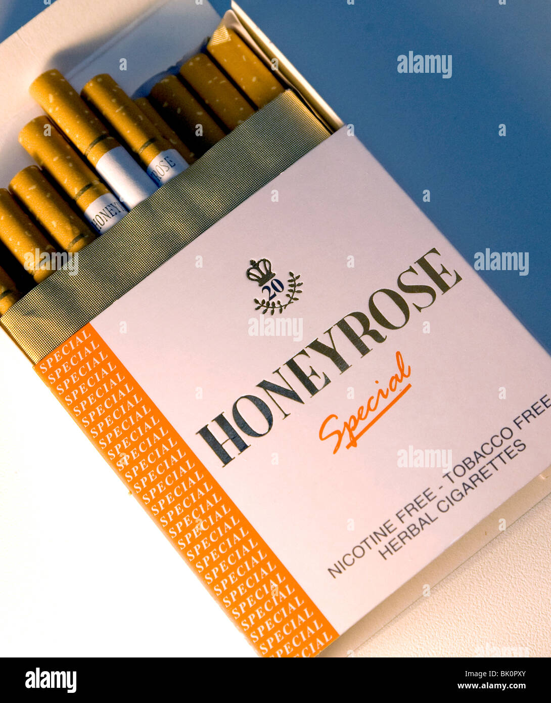  Honeyrose B Blue - Tobacco Free Nicotine Free Herbal  Cigarettes : Health & Household