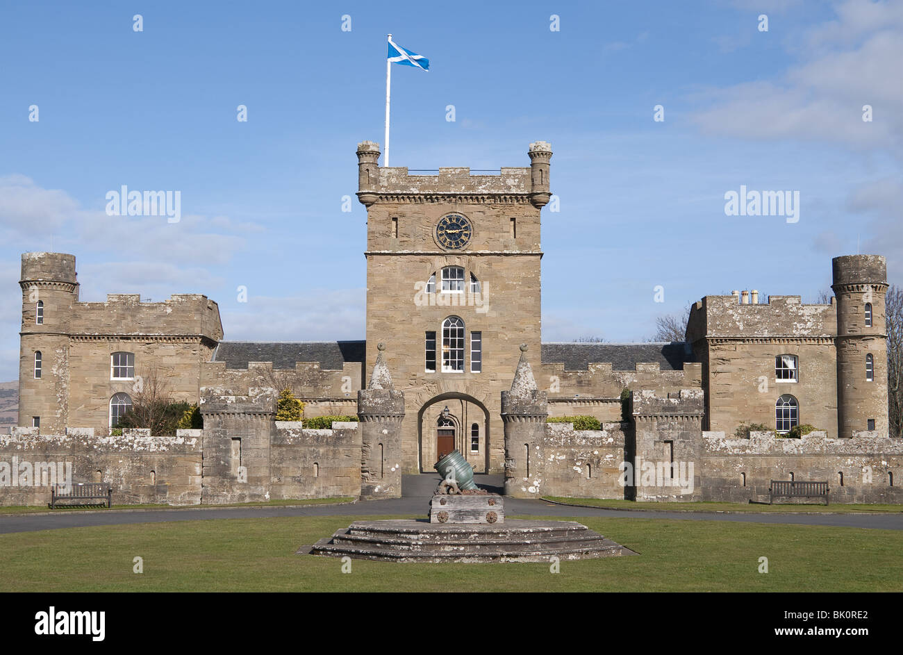 Culzean Castle near Maybole, Carrick on the Ayrshire coast of Scotland Stock Photo