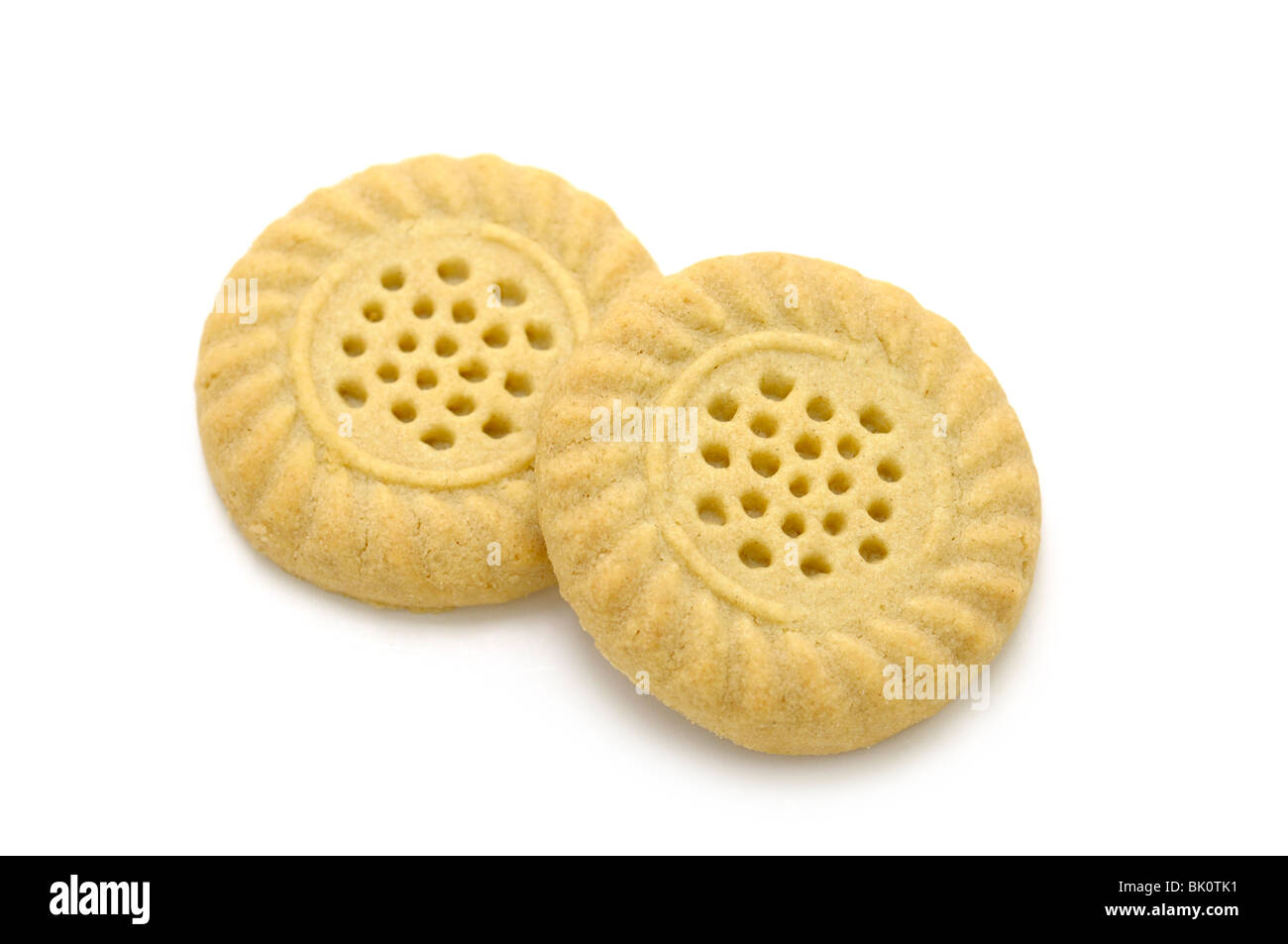 Shortbread Biscuits Stock Photo