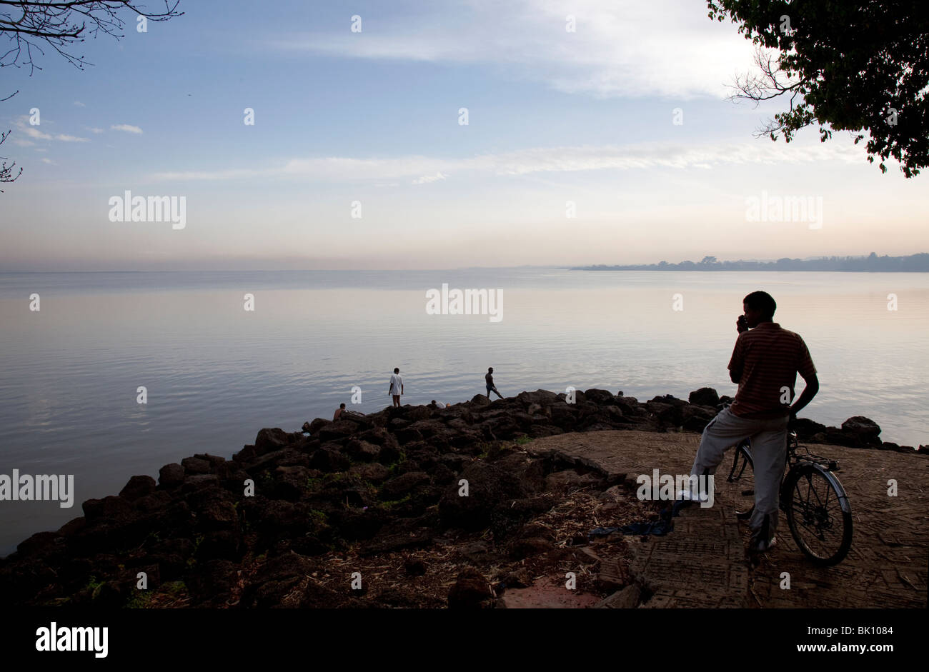 Lake Tana Bahir Dar Ethiopia Africa Stock Photo Alamy