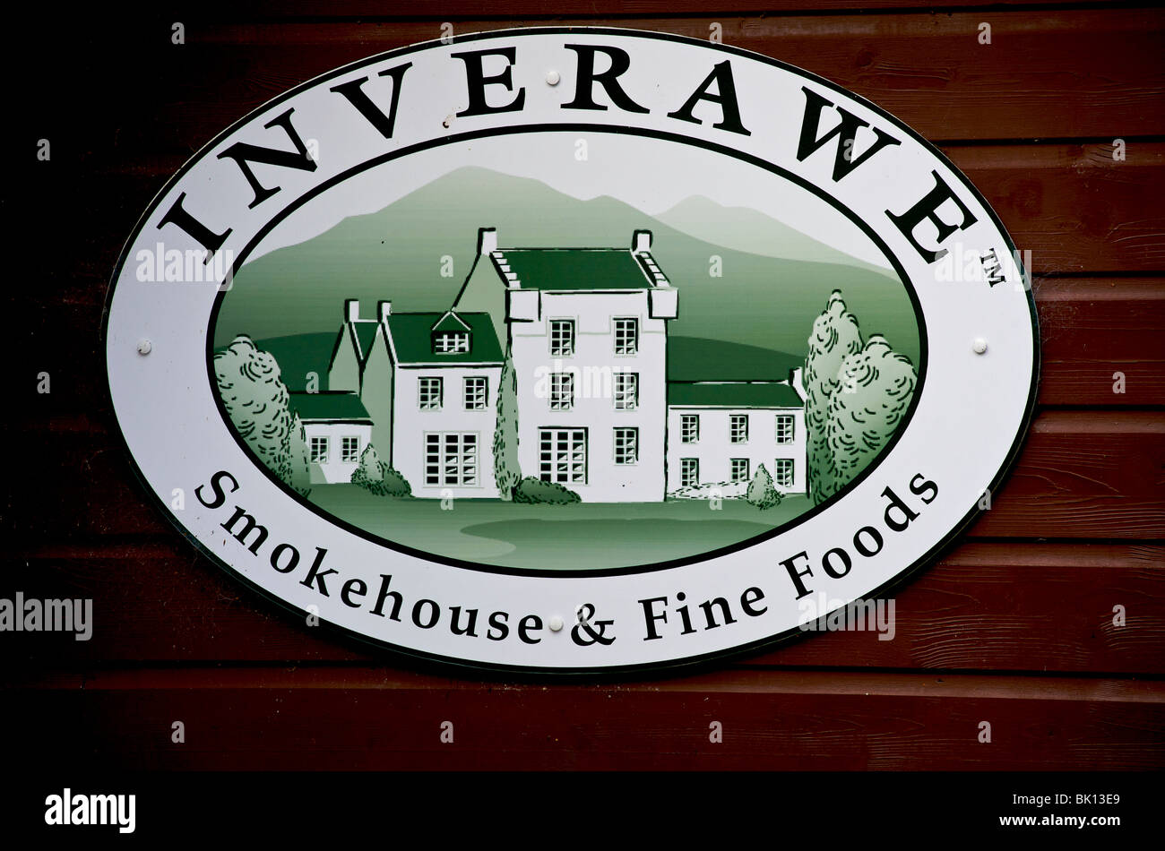 Scotland, Inverawe Salmon smokehouse Stock Photo