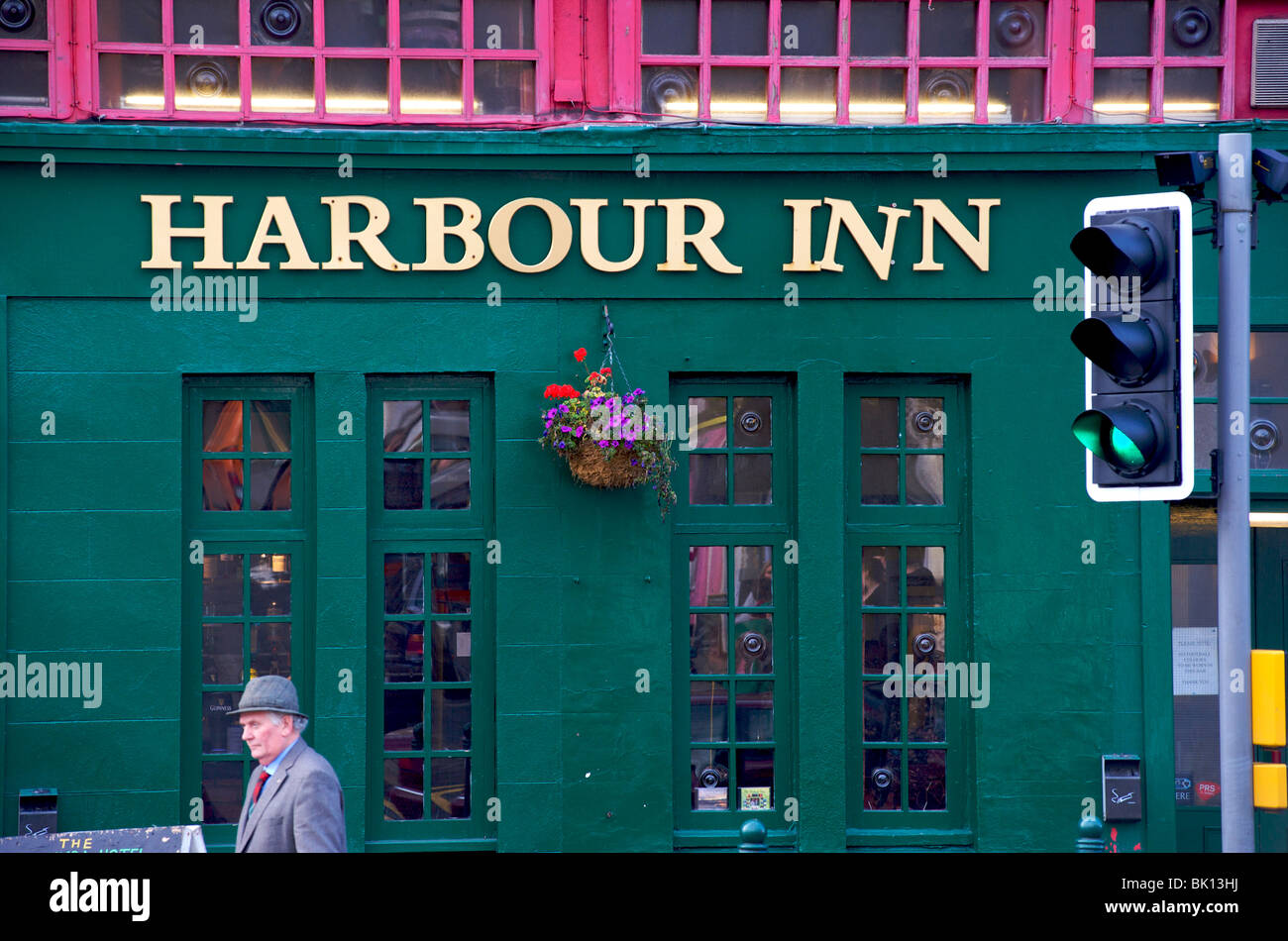 Scotland, Oban, the Harbour Inn Stock Photo