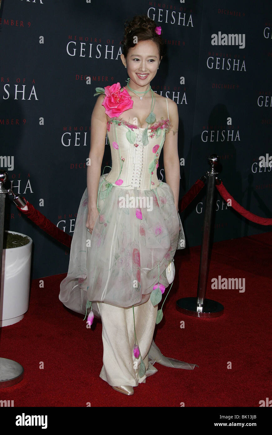 YOUKI KUDOH MEMOIRS OF A GEISHA PREMIER KODAK THEATER HOLLYWOOD LOS ANGELES USA 04 December 2005 Stock Photo