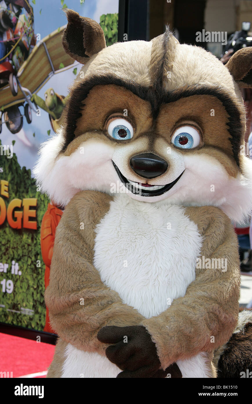 RJ THE RACCOON OVER THE HEDGE. PREMIERE WESTWOOD LOS ANGELES USA 30 April 2006 Stock Photo