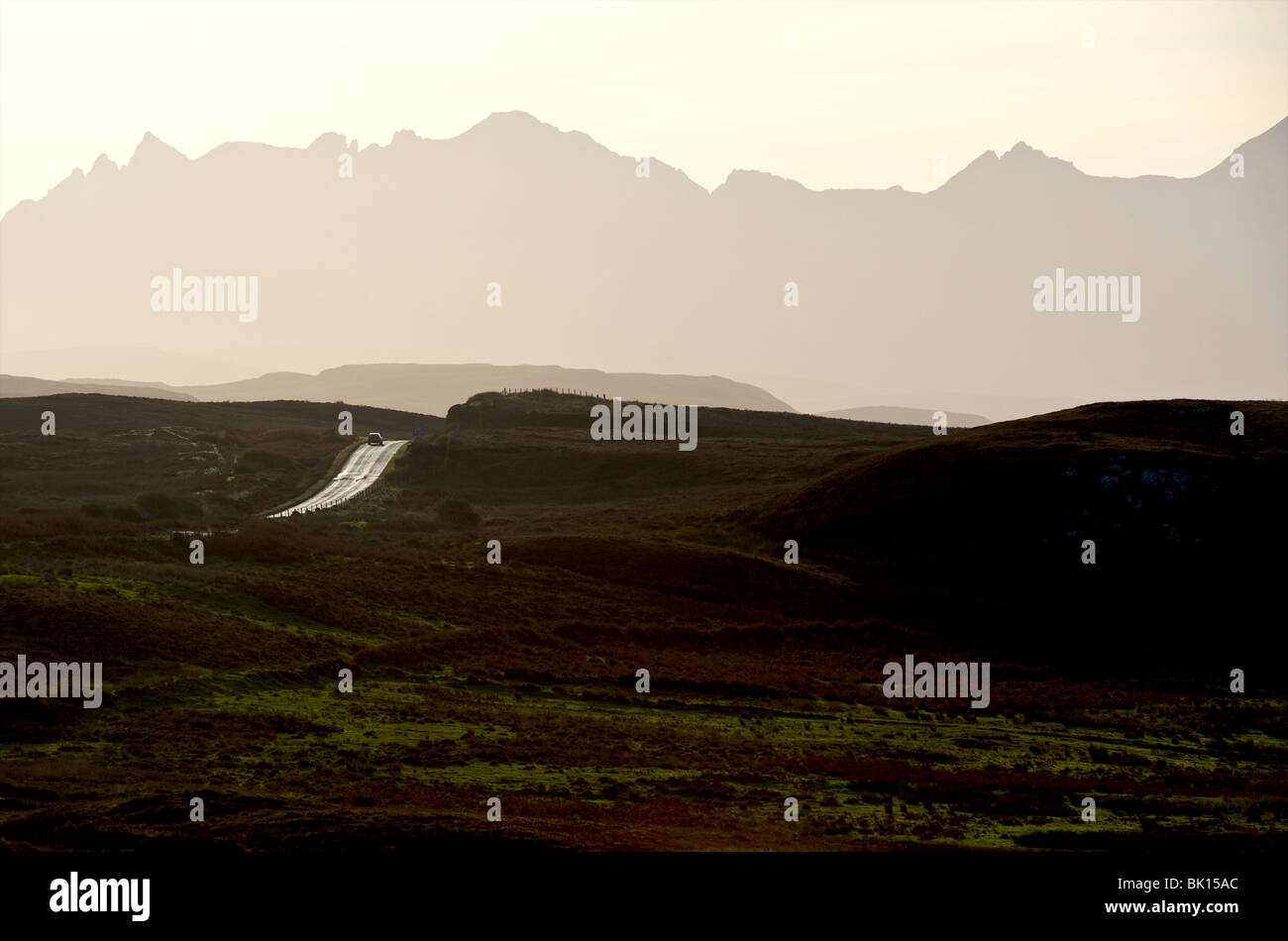 Scotland, Skye, view on the Cuillins Stock Photo