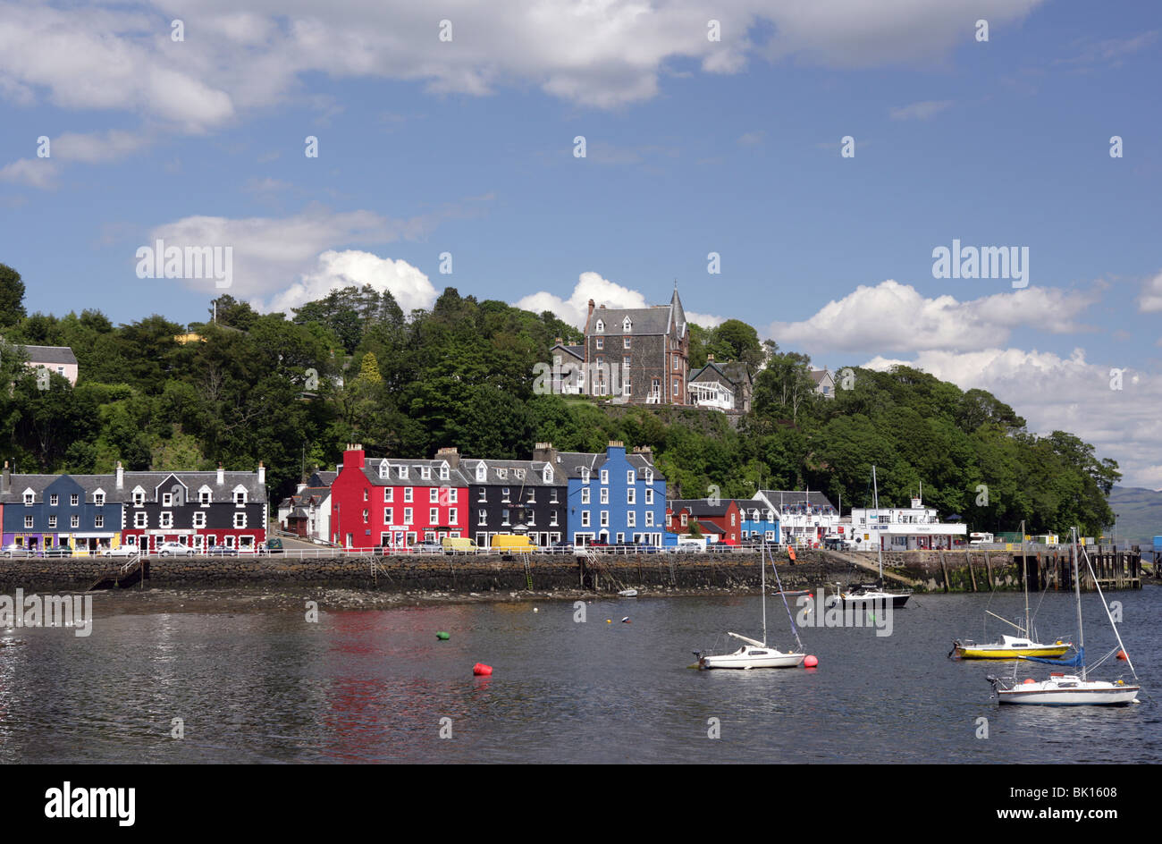 Tobermory Harbour Isle of Mull Scotland Stock Photo Alamy