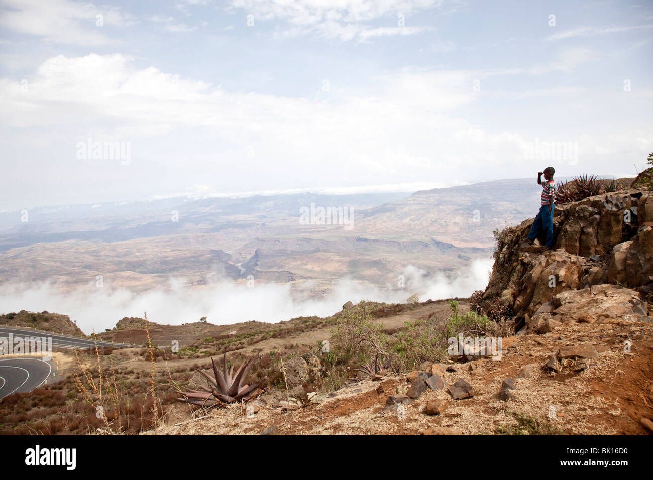 Blue Nile valley Ethiopia Stock Photo