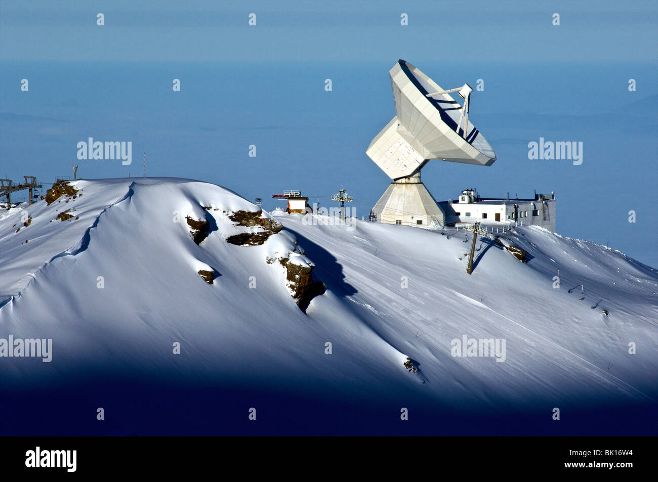 Sierra Nevada telescope dish Stock Photo
