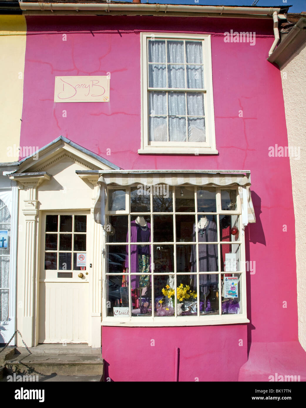 Darcy B women's clothes shop, shop front on Market Hill
