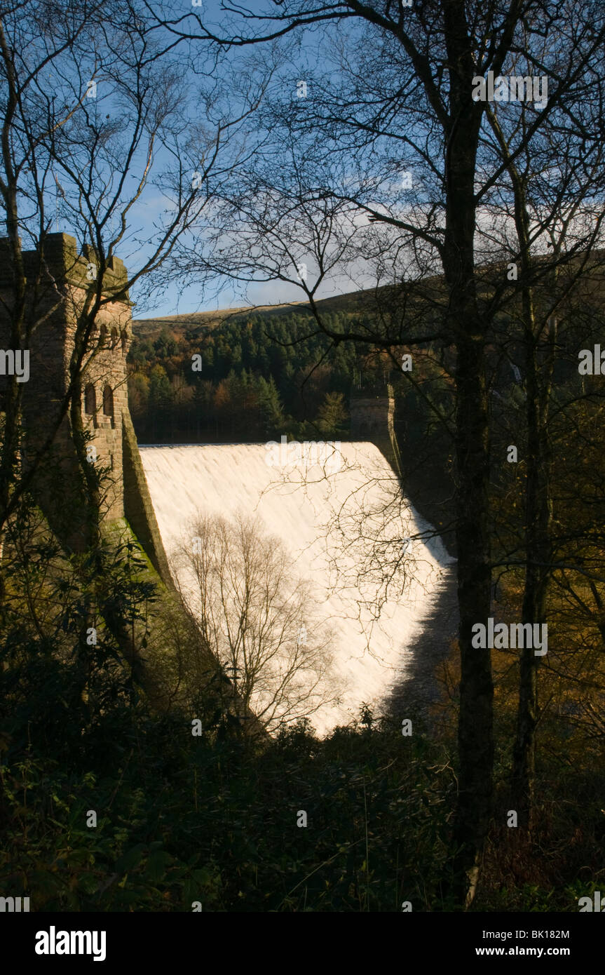 Derwent Dam, Upper Derwent Valley, Peak District, Derbyshire, England, UK Stock Photo