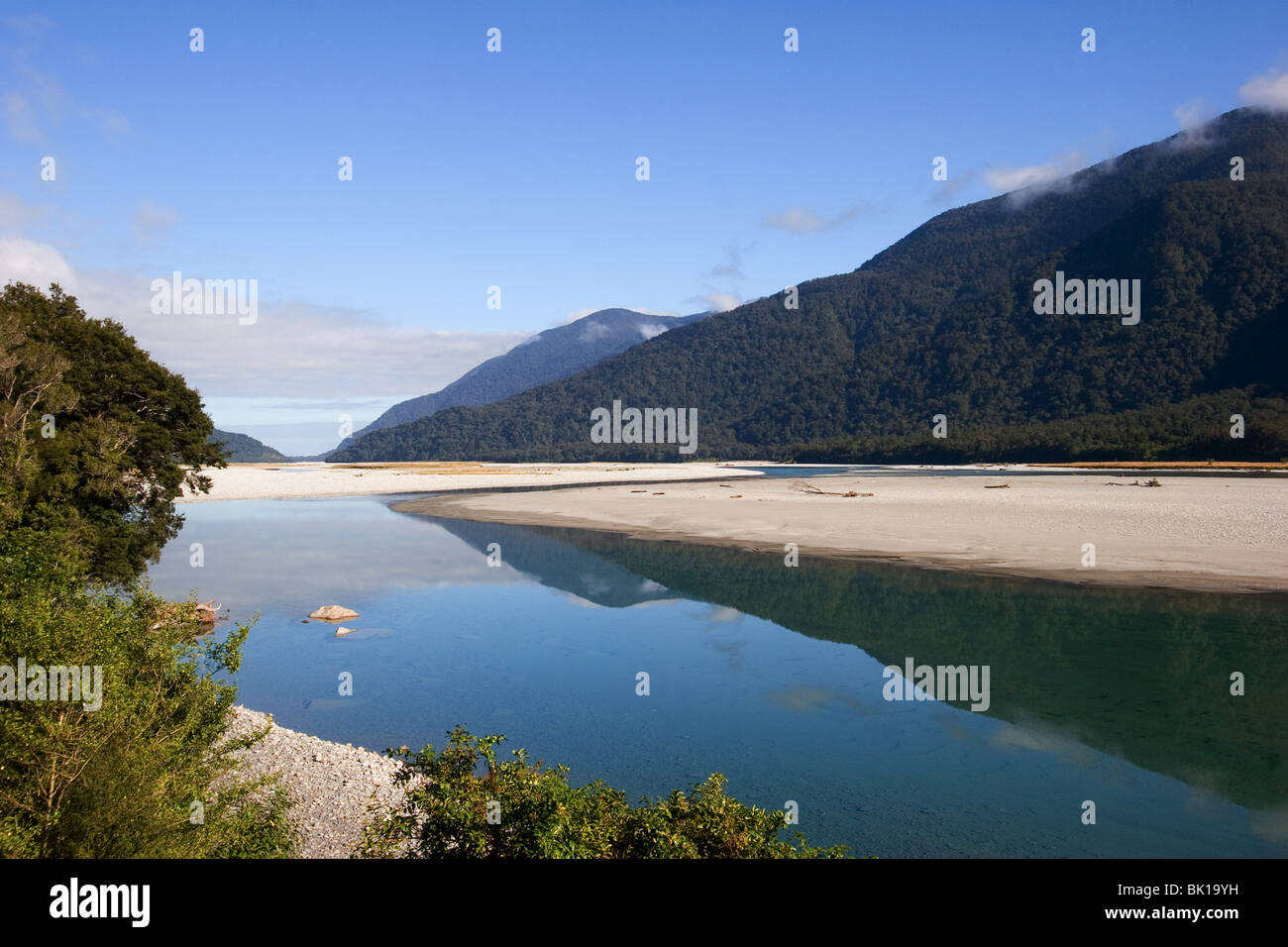 Beautiful river in New Zealand Stock Photo - Alamy