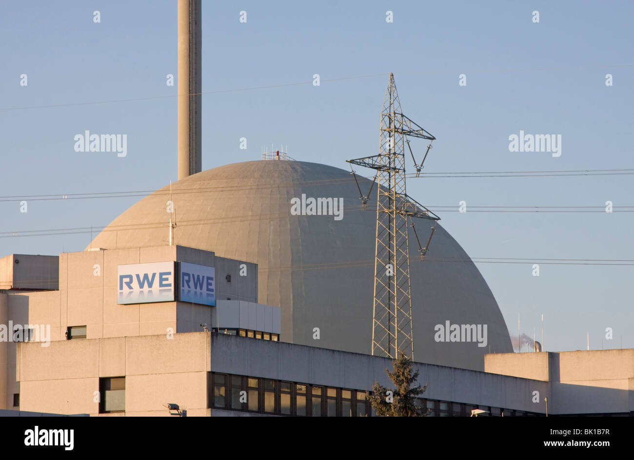 Nuclear power reactor Stock Photo