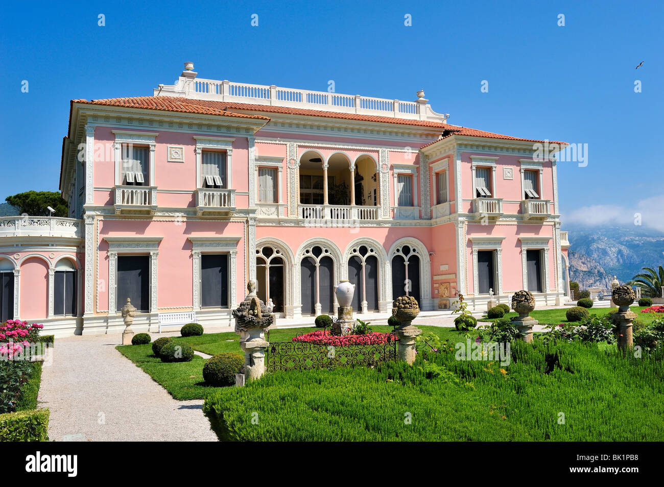 Villa Ephrussi de Rothschild, Saint Jean Cap Ferrat, France Stock Photo -  Alamy