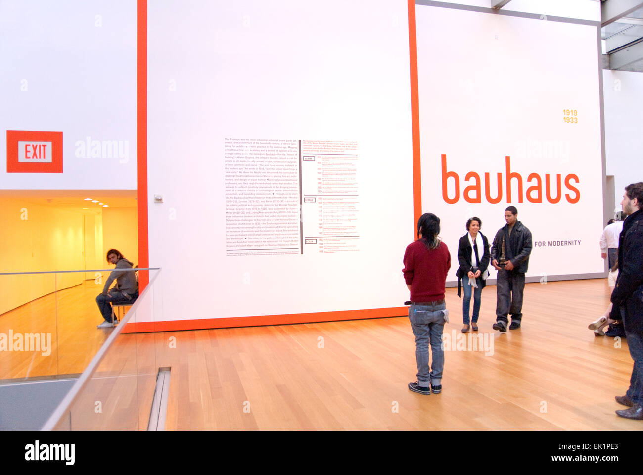 Bauhaus 1919–1933: Workshops for Modernity, Museum of Modern Art, MOMA, New York City, 2009-2010 Stock Photo