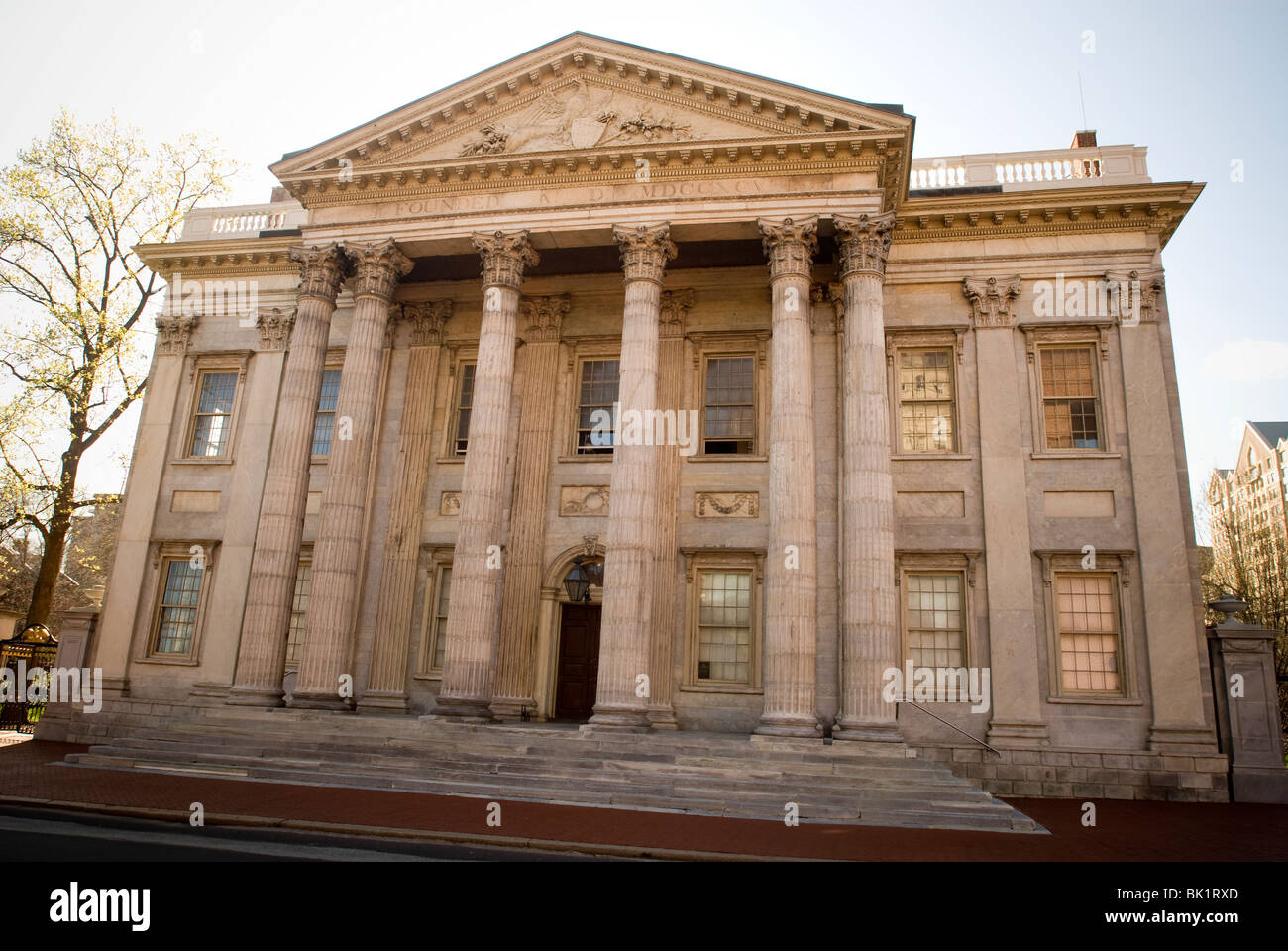 First Bank of the United States, part of Independence National Historical Park in Philadelphia, PA Stock Photo
