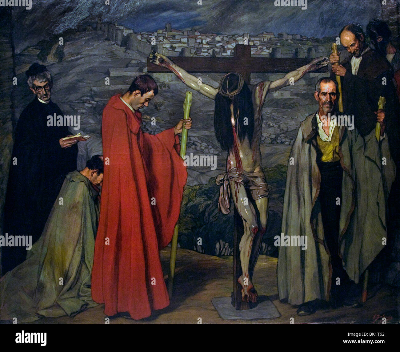 Ignacio Zuloaga Spain Spanish Painter Christ of Blood 1911 Stock Photo