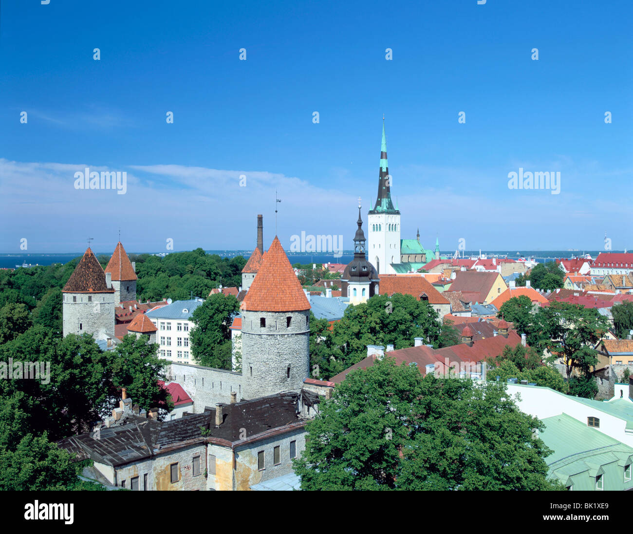 St Olav's Church, Tallinn, Estonia. Stock Photo