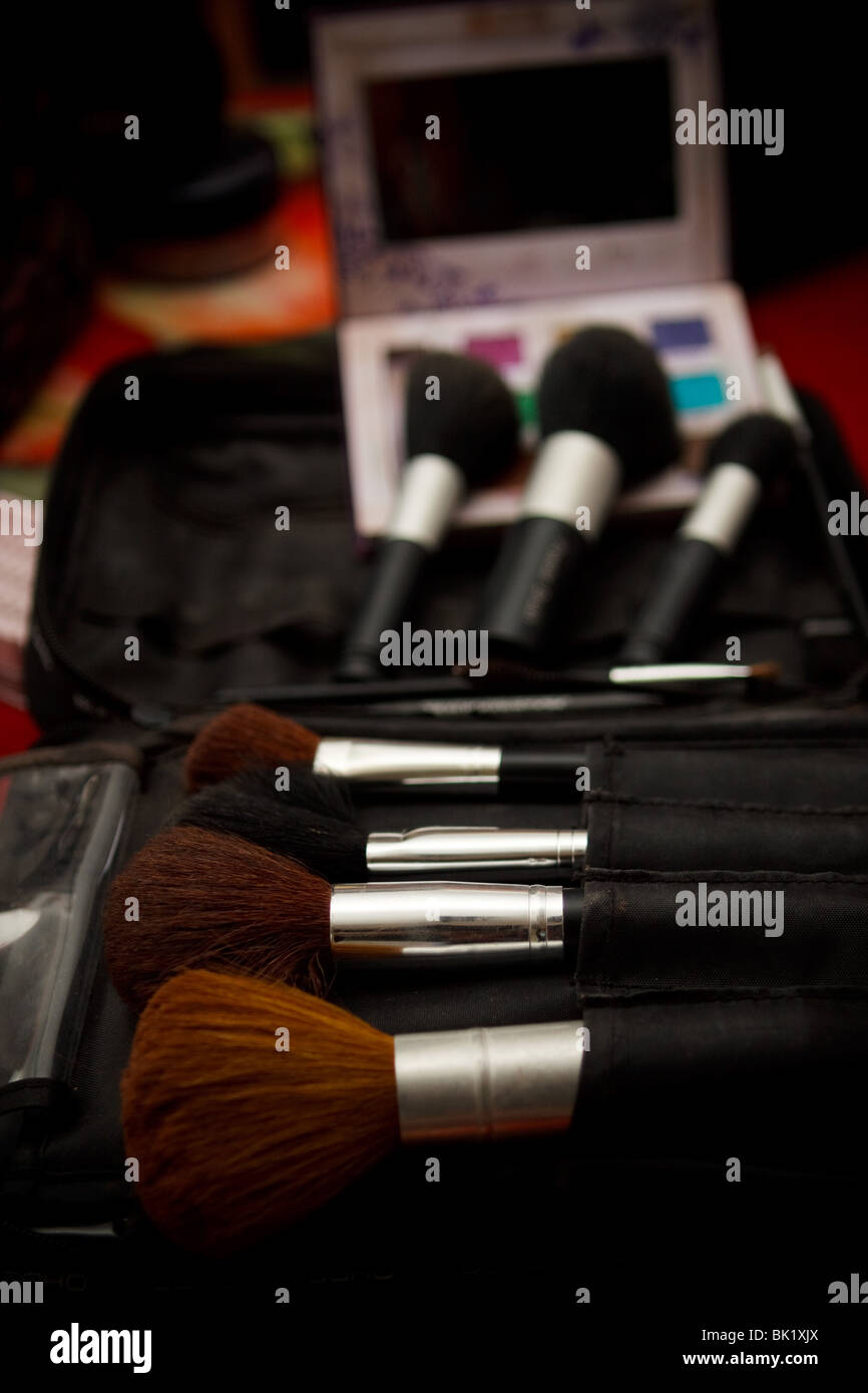 Makeup artist accessories Stock Photo Alamy