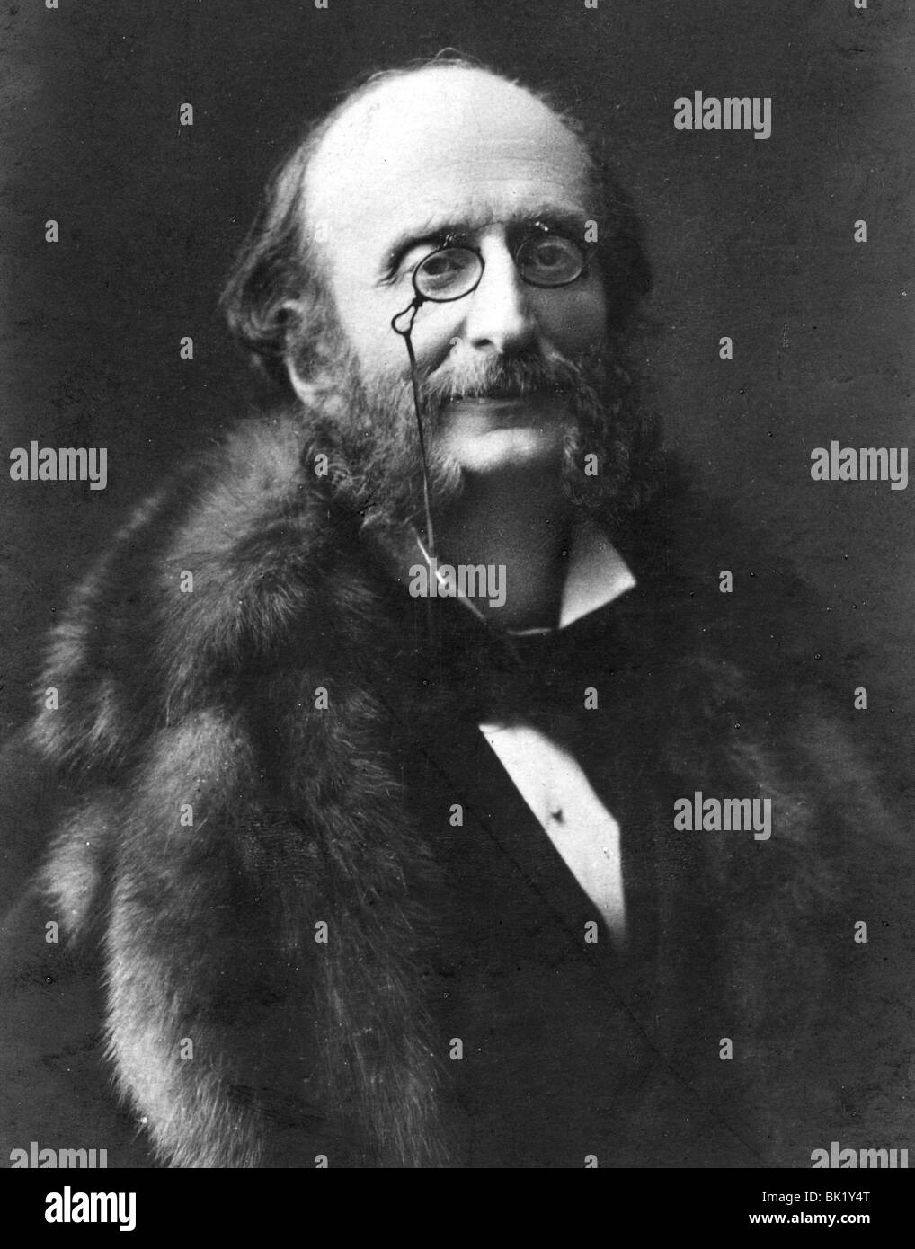 JACQUES OFFENBACH - German operatic composer (1819-80) Stock Photo