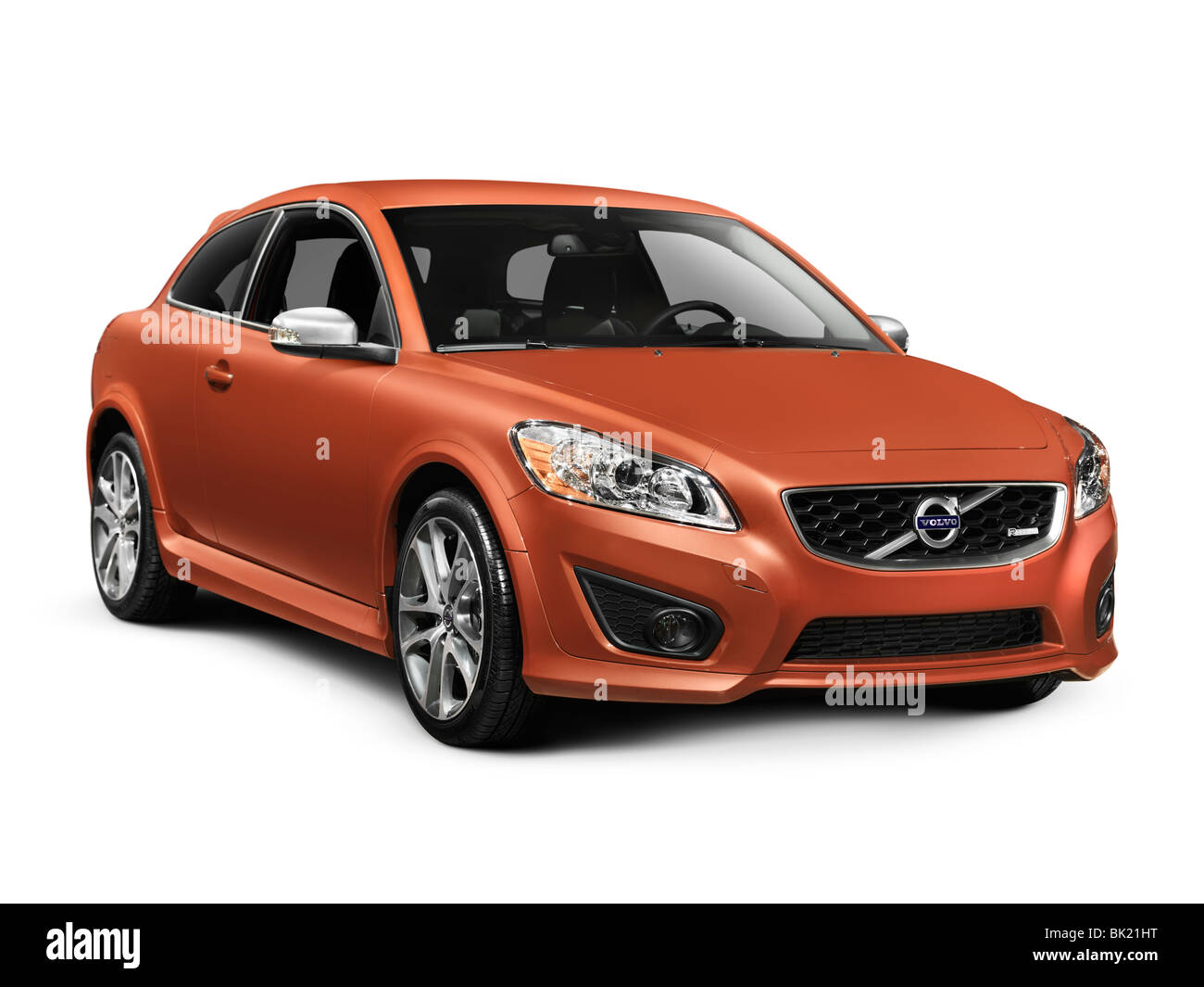 License available at MaximImages.com - 2011 Volvo C30 T5 R-Design car isolated on white background with clipping path Stock Photo