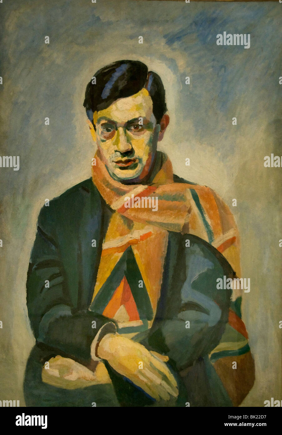 Robert Delaunay France French Painter Portrait of Tristan Tzara 1923 Stock Photo
