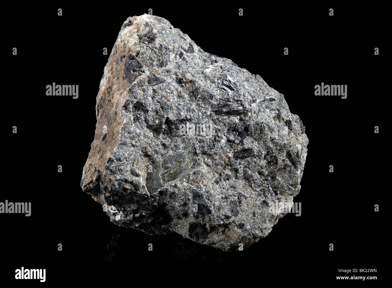 Andesite porphyry (Igneous Rock) Stock Photo