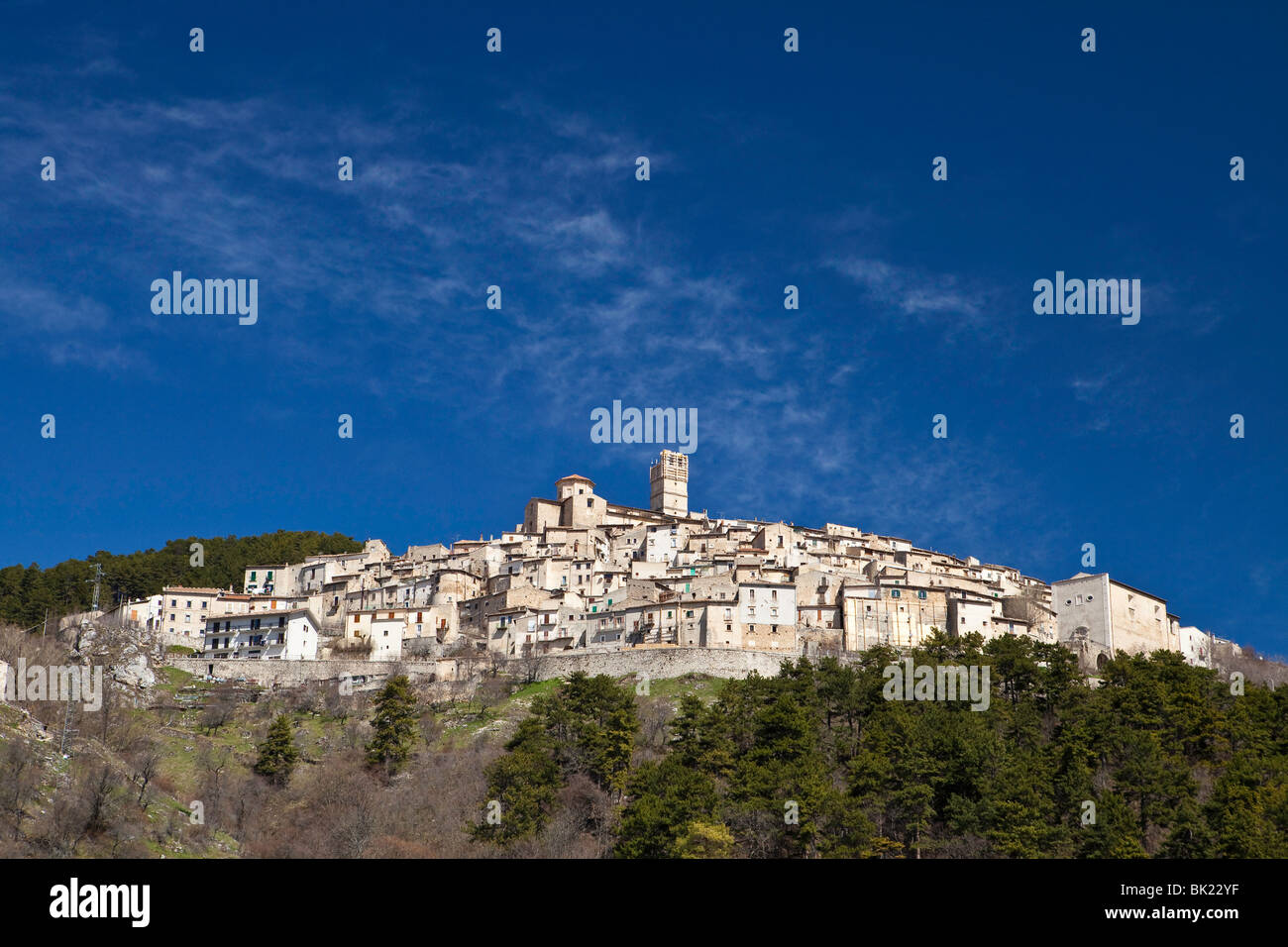 Castel Del Monte, Abruzzo, Italy Stock Photo - Alamy