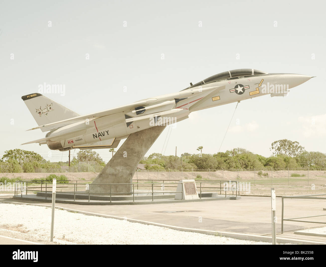 F-14 Tomcat, Point Mugu Missile Park Stock Photo