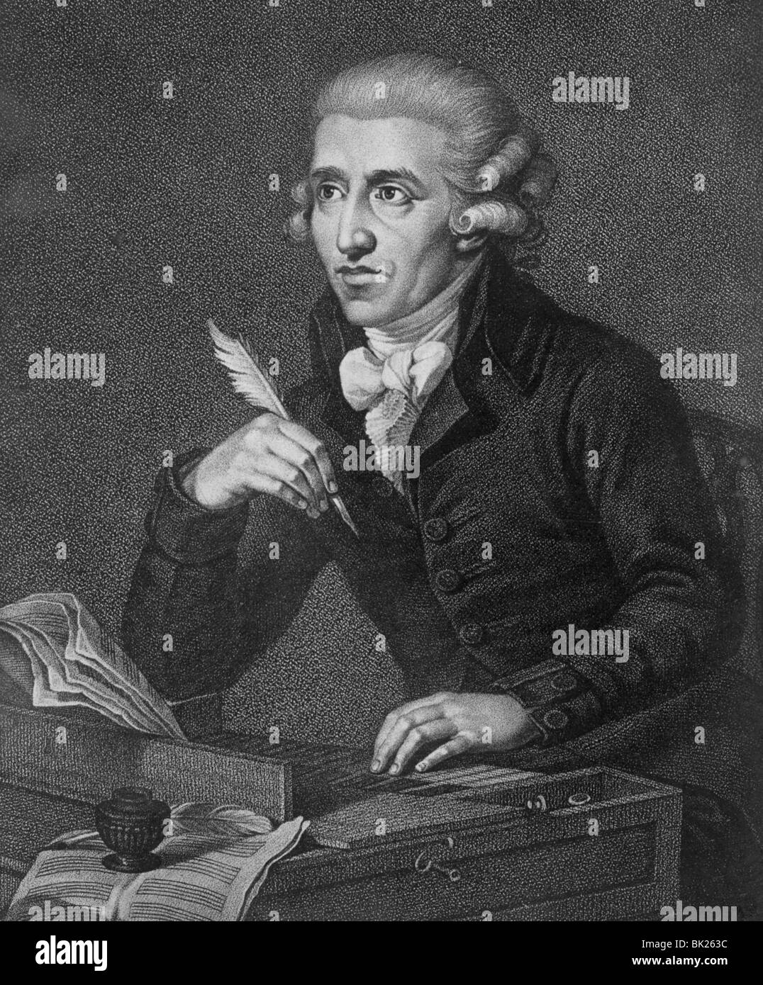 FRANZ JOSEPH HAYDN  - Austrlian composer (1732-1809) Stock Photo