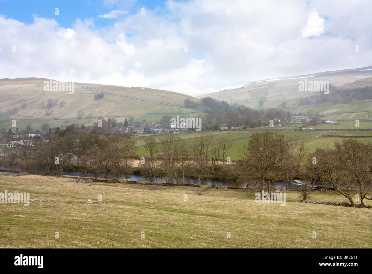 Looking toward Kettlewell where Wharfedale meets Coverdale, Yorkshire