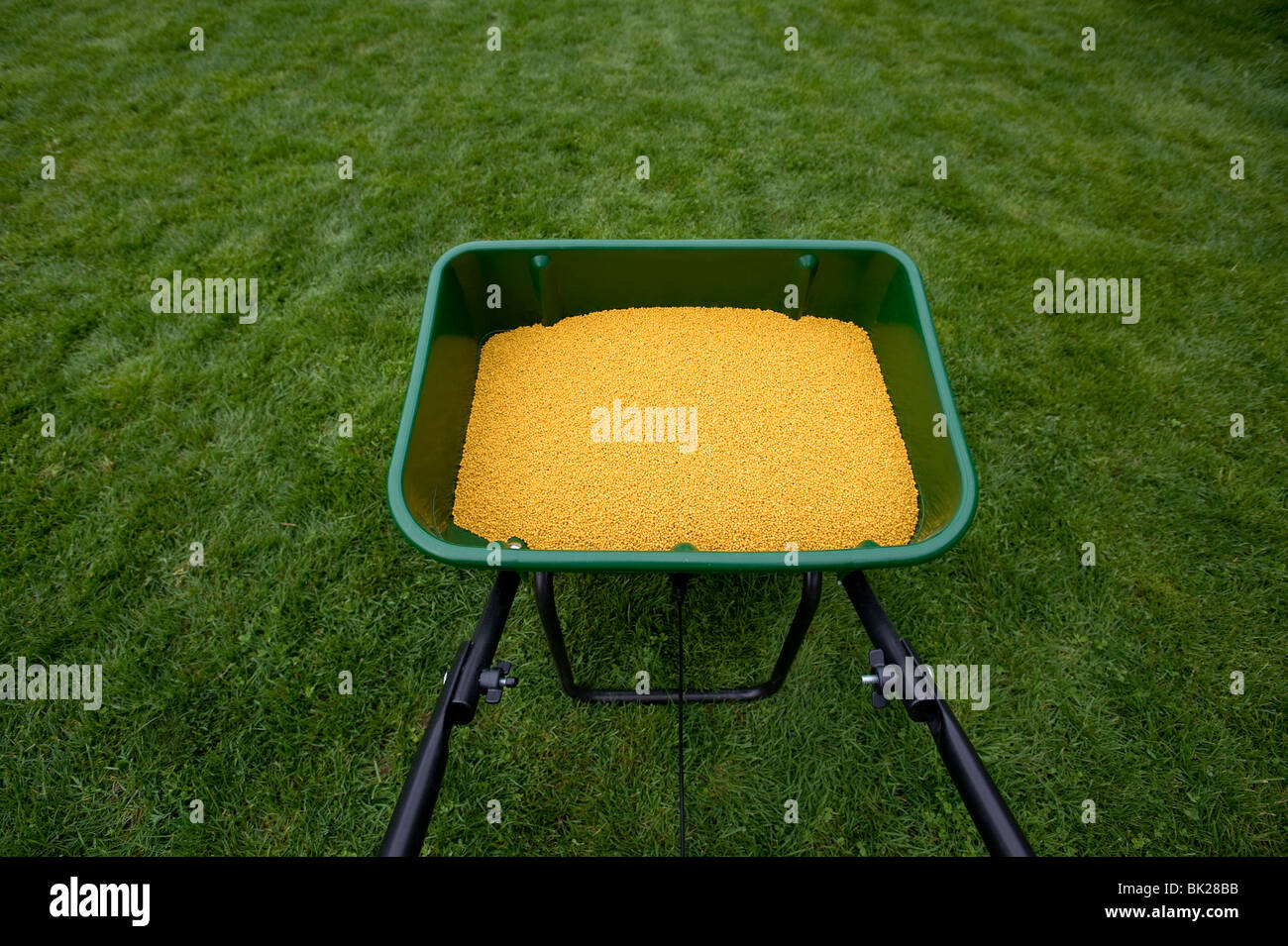 Lawn weed prevention product made from corn gluten Stock Photo Alamy