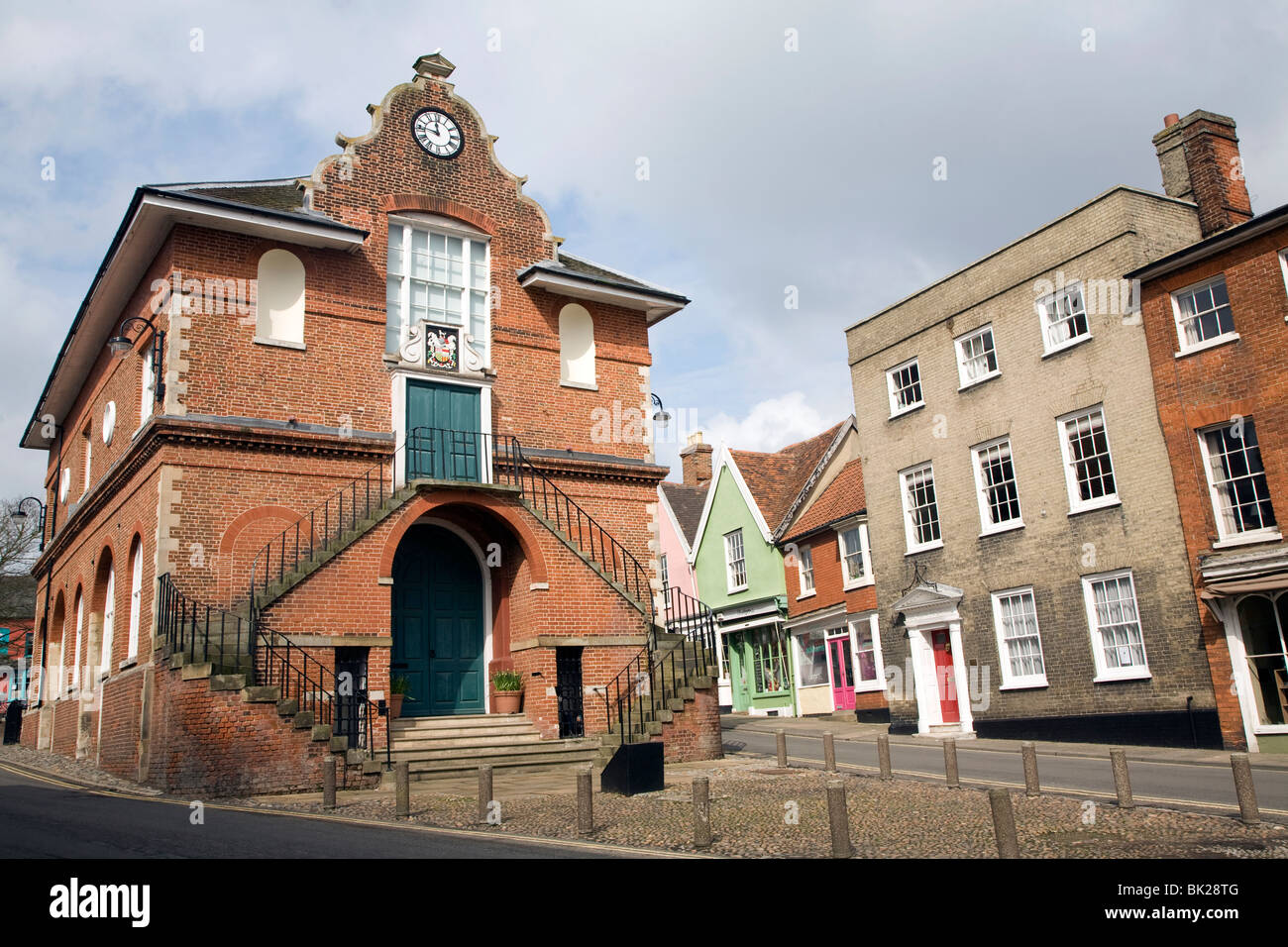 Shire Hall on Market Hill, Woodbridge, Suffolk Stock Photo Alamy