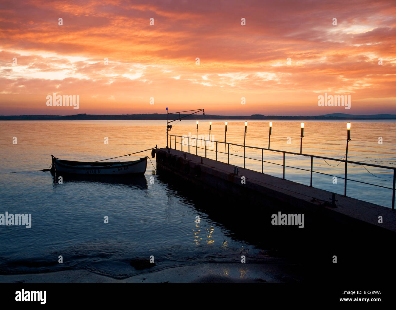 Sunset over the Black Sea coast Stock Photo - Alamy