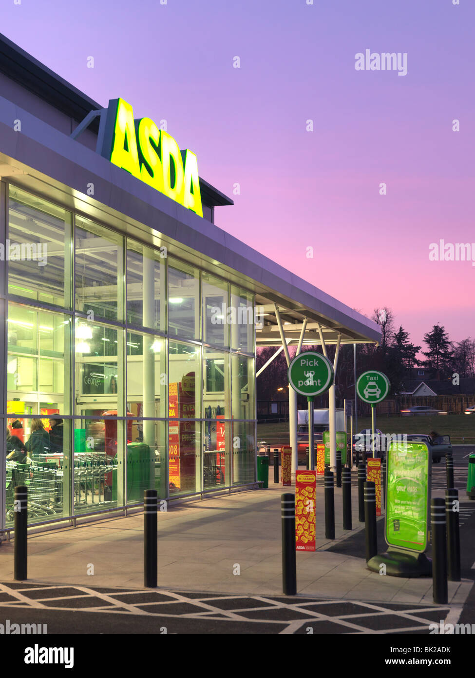 Asda store entrance supermarket hires stock photography and images Alamy