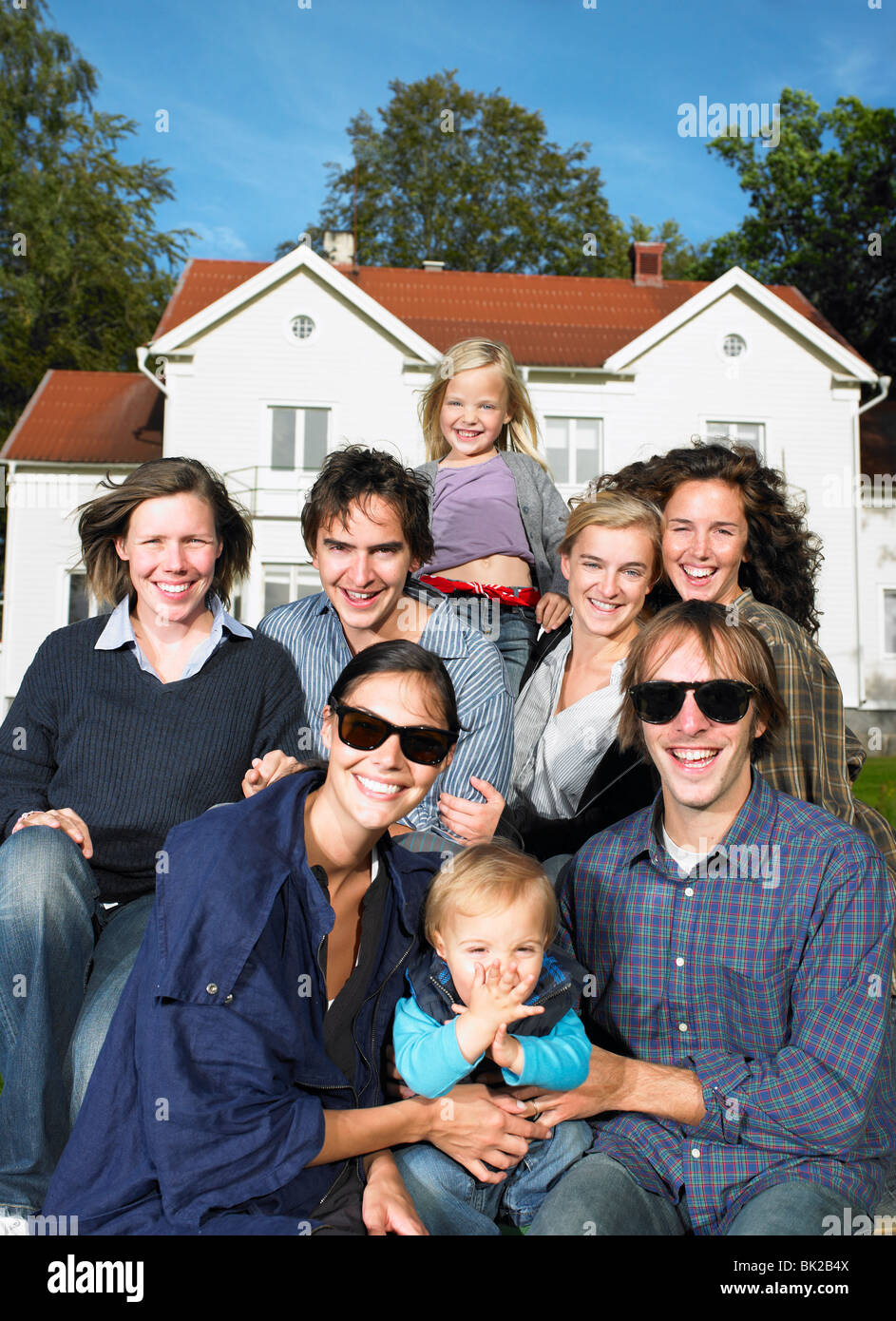Shoot of a group of people Stock Photo