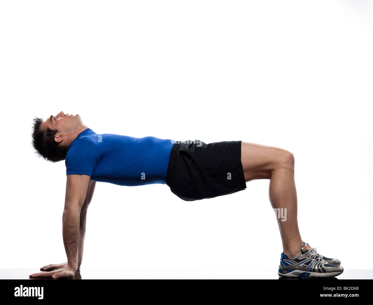 Bridge Pole Supine Position Stock Illustration 1762411049
