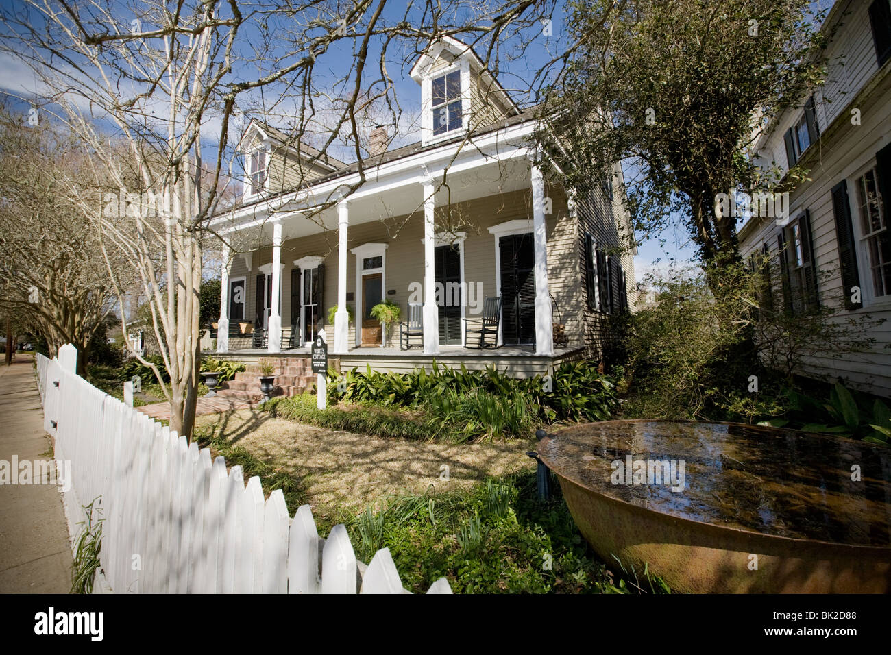White's cottage, one of many charming homes in St. Francisville