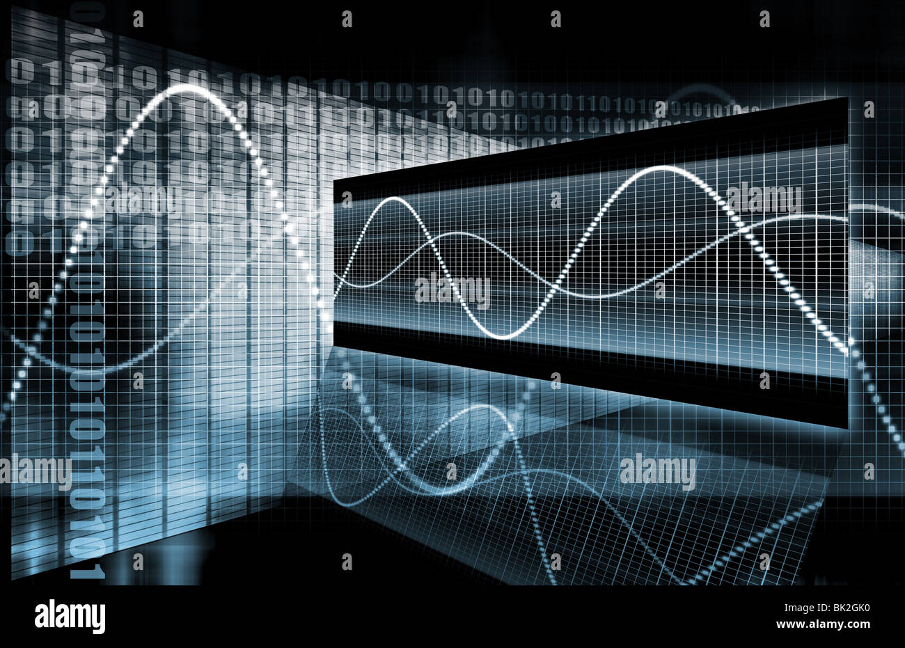 Blue Corporate Data Diagram as an Abstract Stock Photo - Alamy