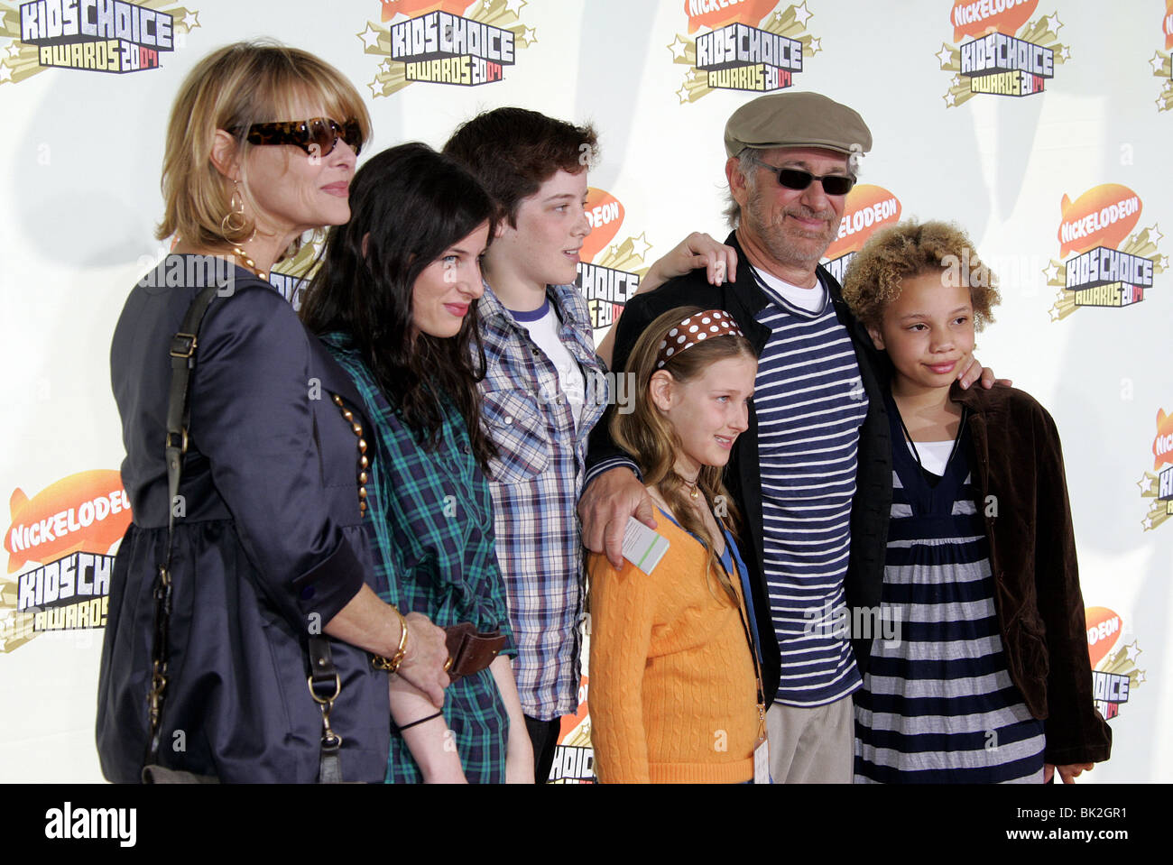 Kate Capshaw Steven Spielberg Children Nickelodeon S 20th Kids Choice Awards Ucla Westwood Los Angeles Usa 31 March 2007 Stock Photo Alamy