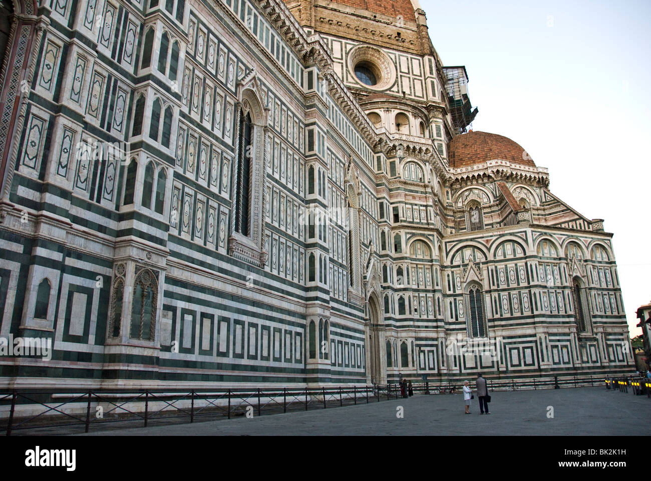 Detail of Duomo Santa Maria del Fiore cathedral, Florence, Italy Stock ...