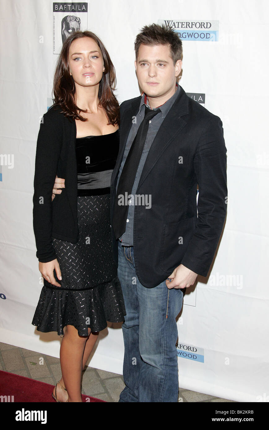 Emily Blunt And Michael Buble Kissing