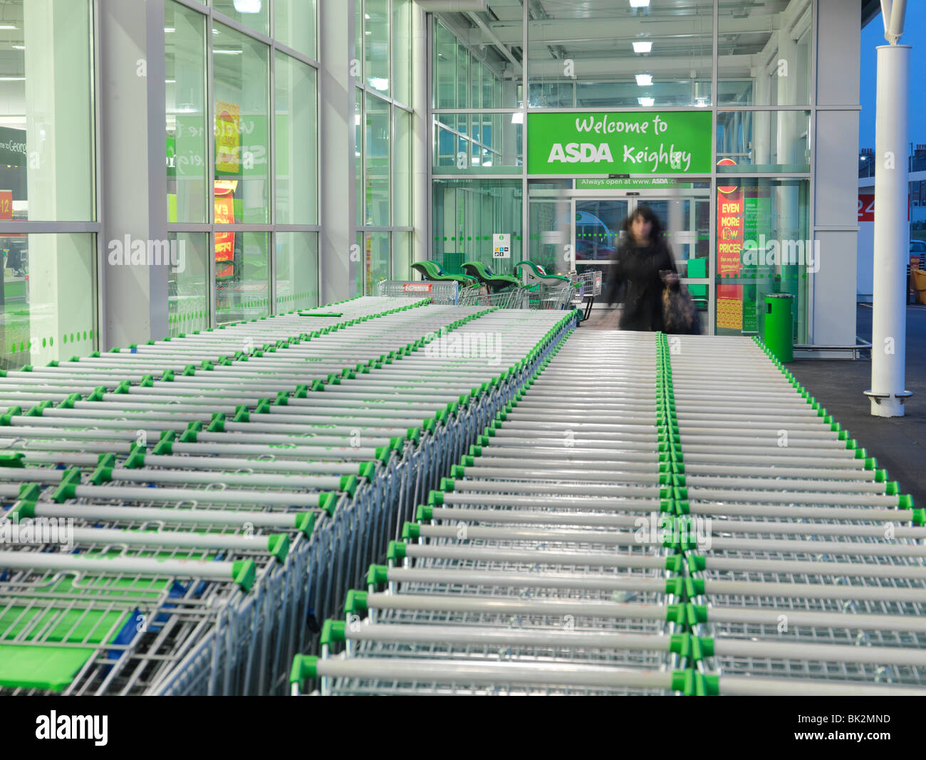 Asda shopping trolley hires stock photography and images Alamy