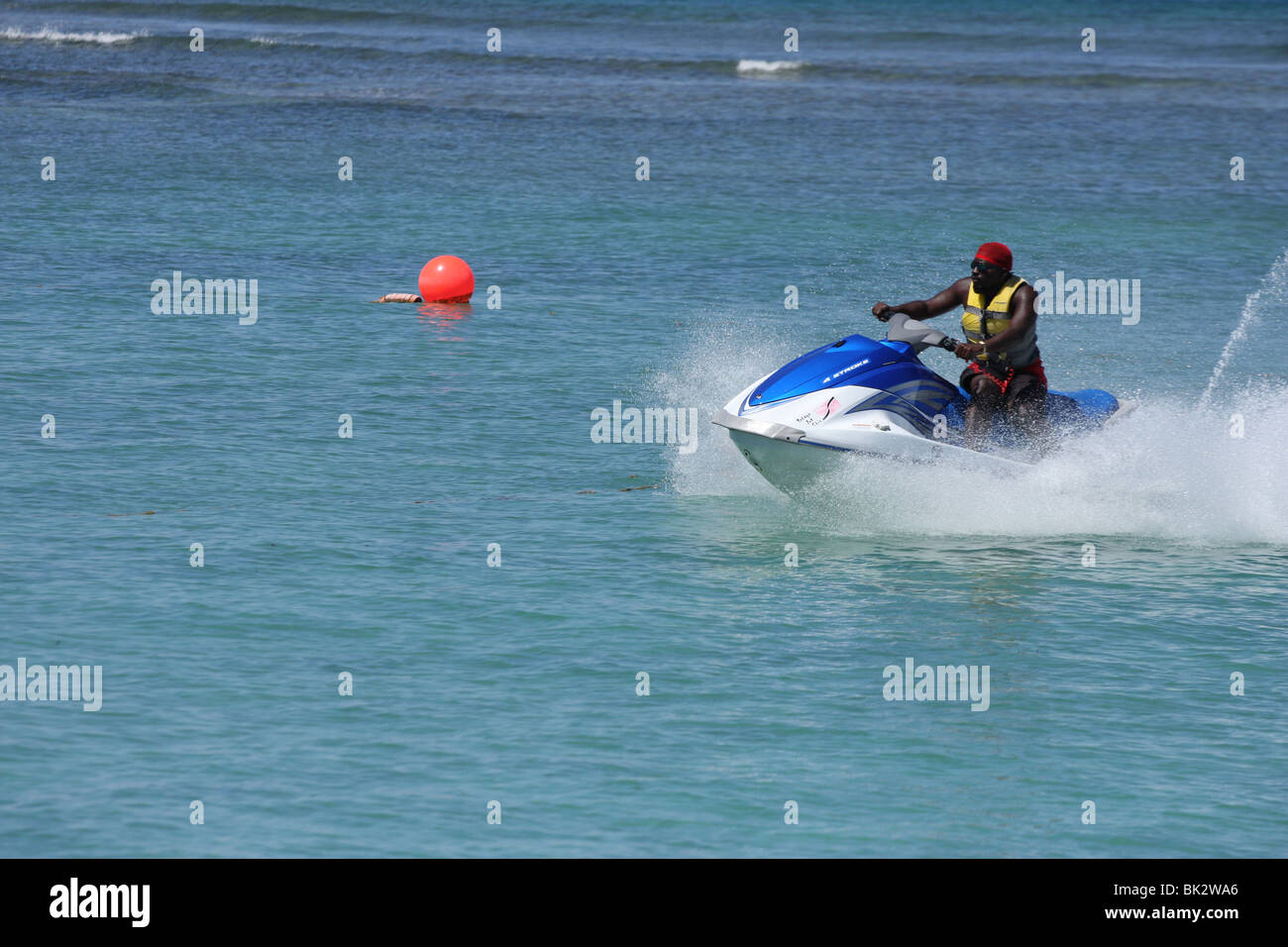 water scooter in Tobago Stock Photo Alamy