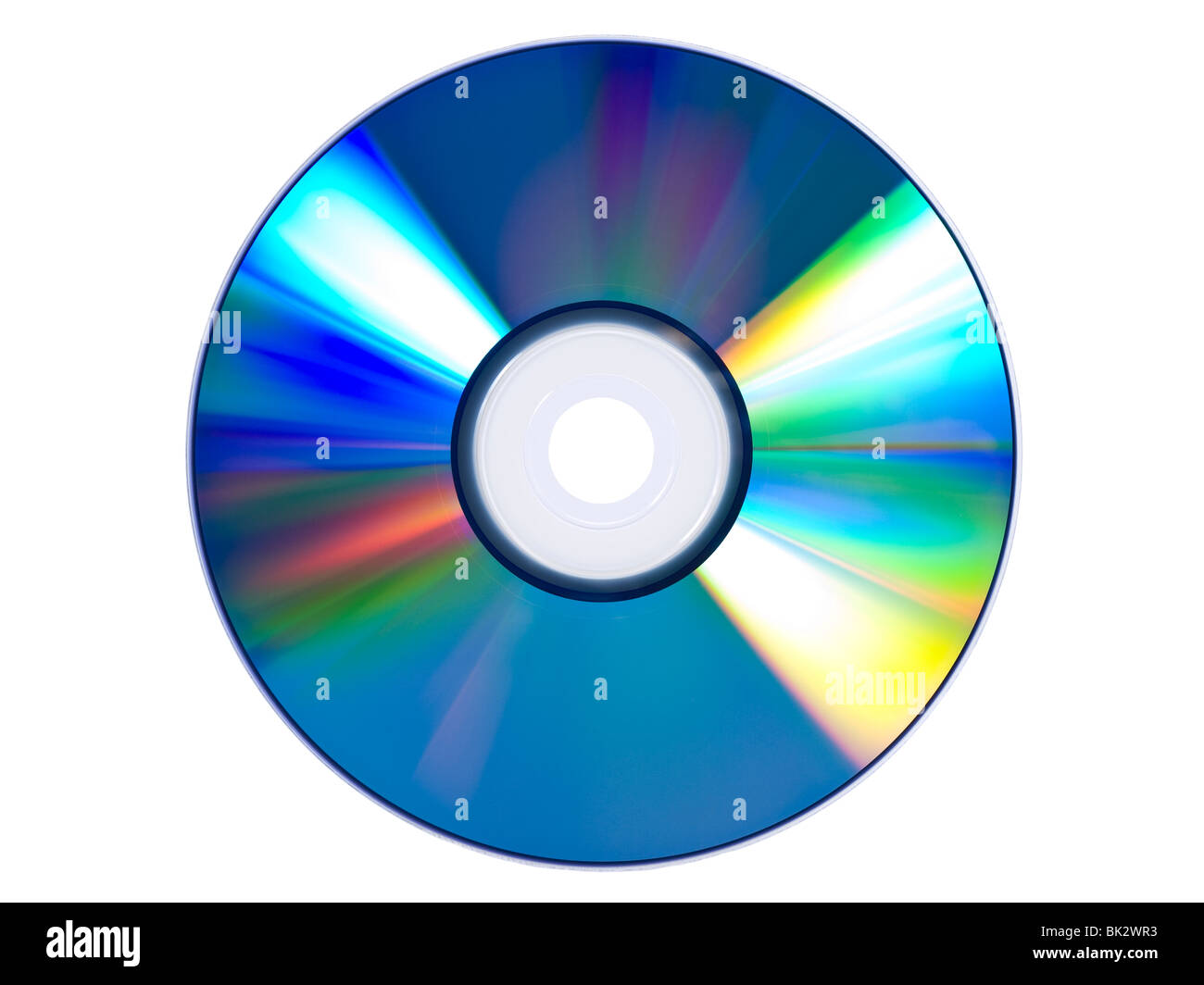 A DVD isolated over white background. Stock Photo